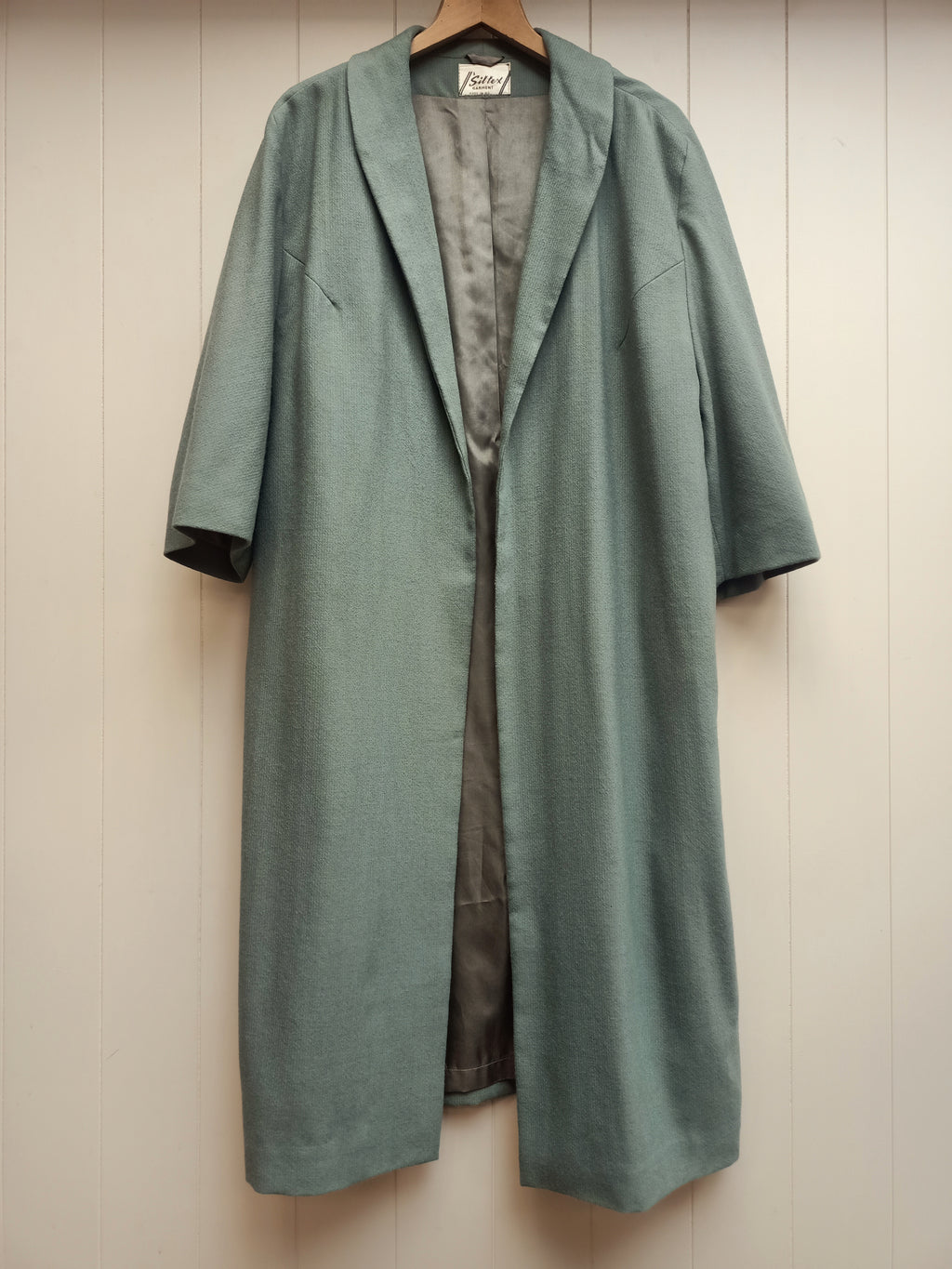 Vintage Siltex Sage Green Lightweight Coat