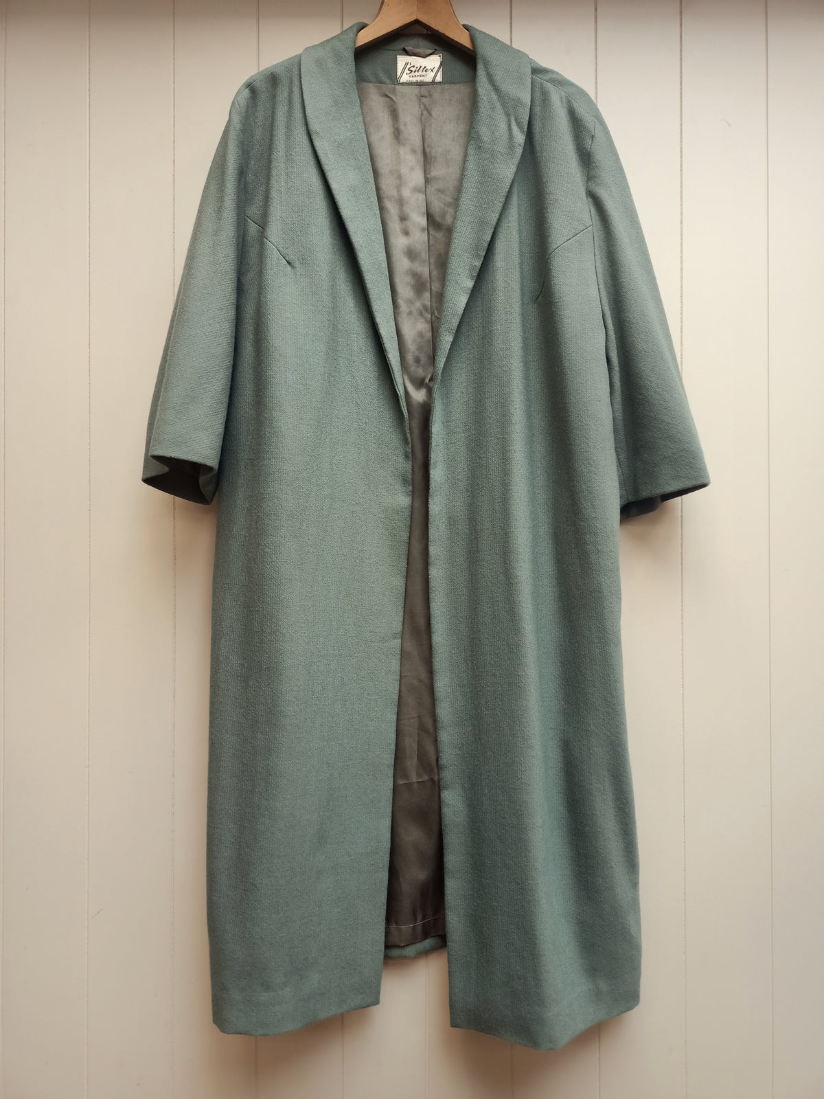Vintage Siltex Sage Green Lightweight Coat