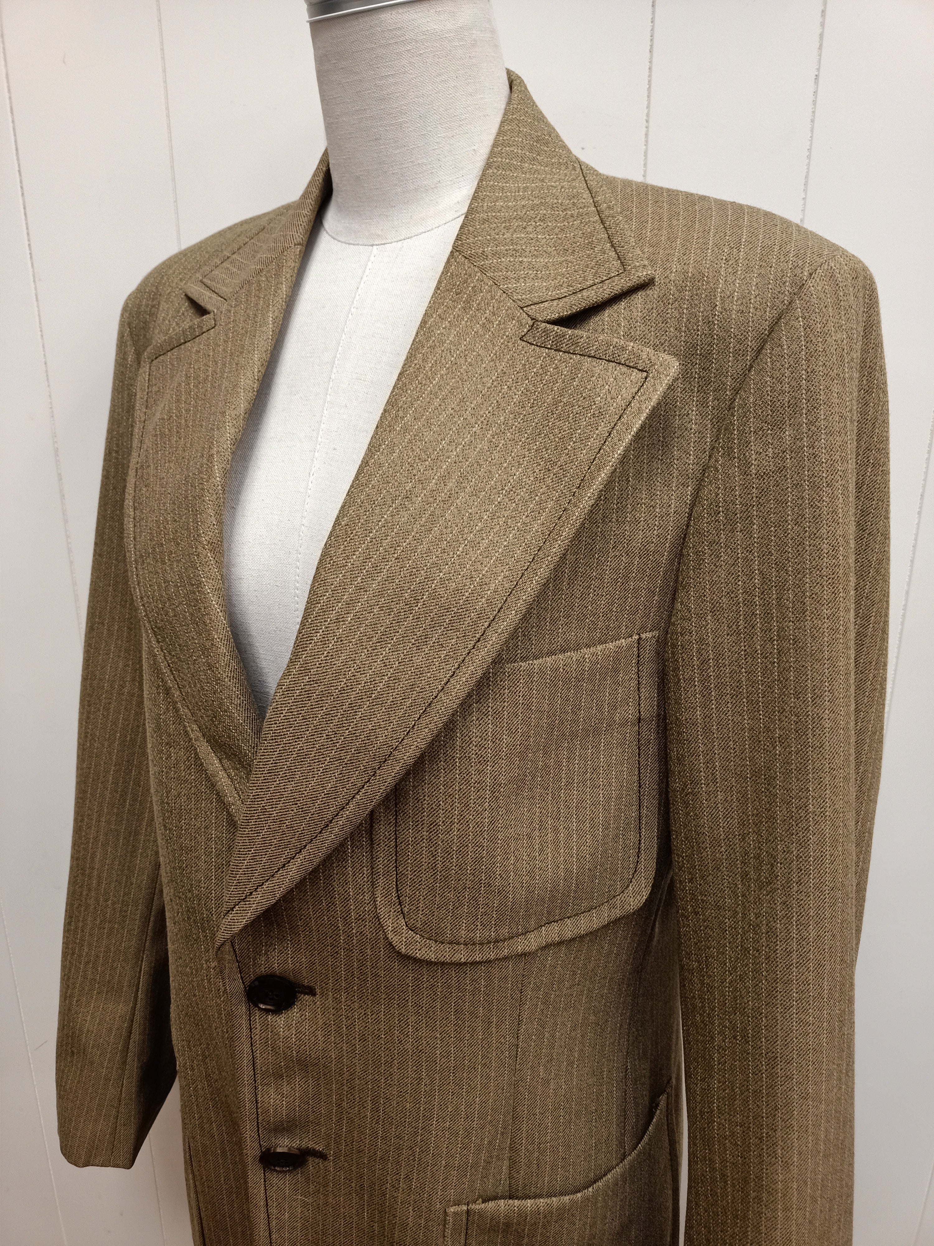 Vintage Mens Symon & Lowther Pinstripe Blazer