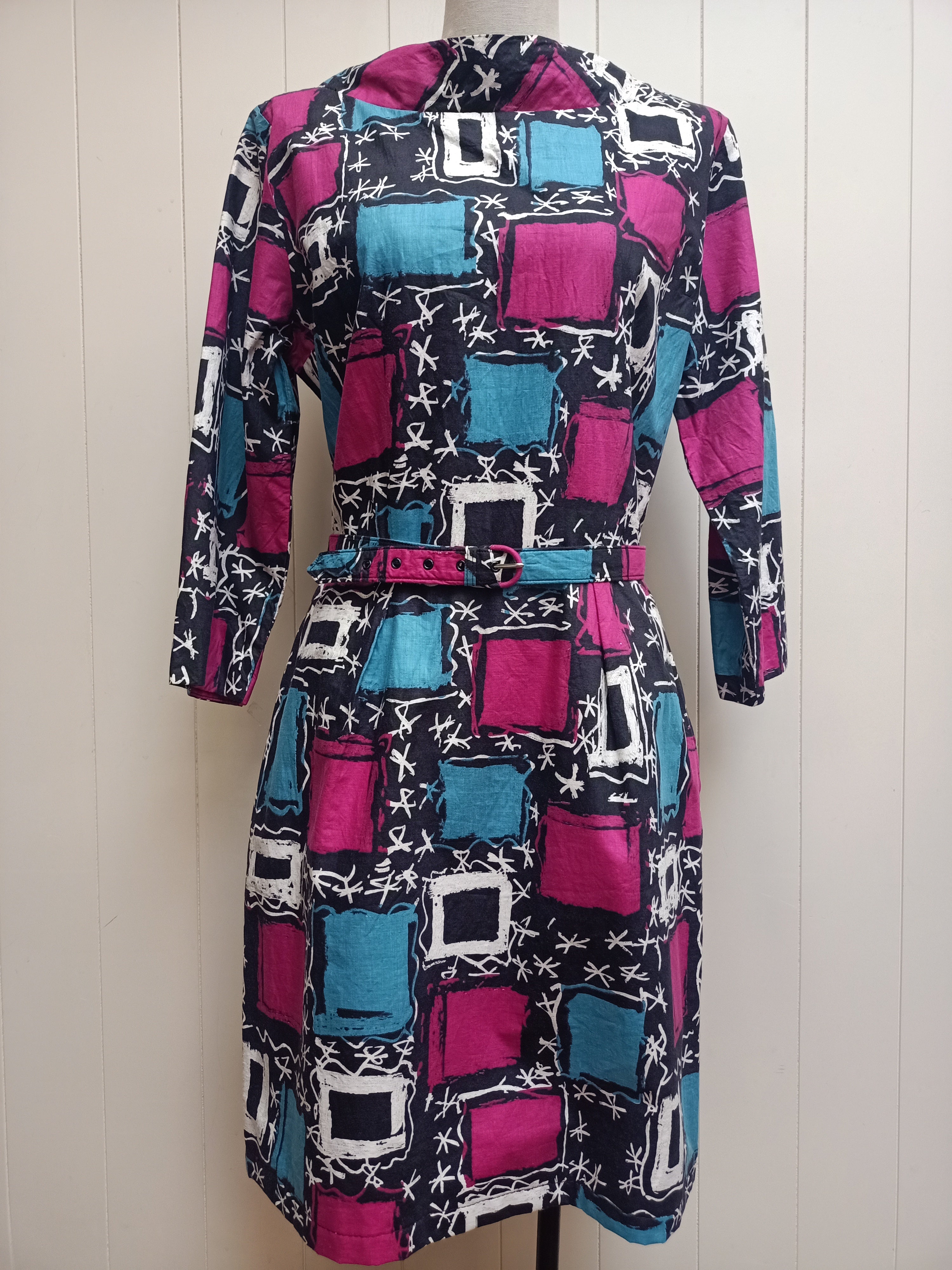 Vintage The Linzi Line Square Dress