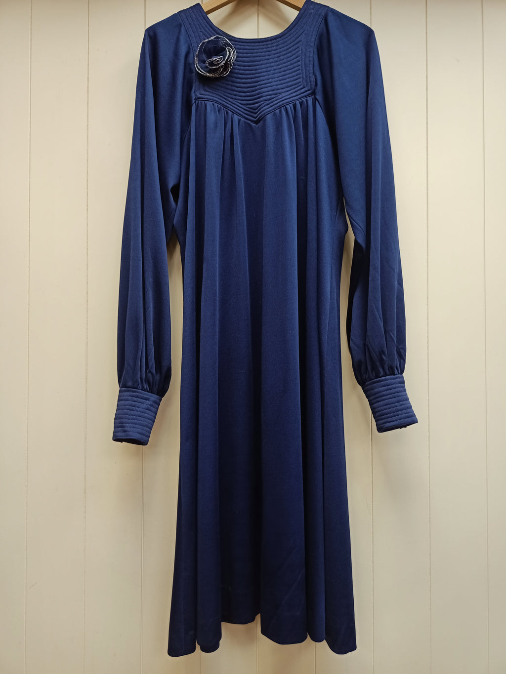 Vintage Deltex Fashion Navy Dress