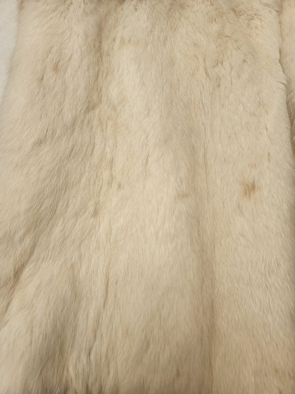 Vintage Cream Fur Cape