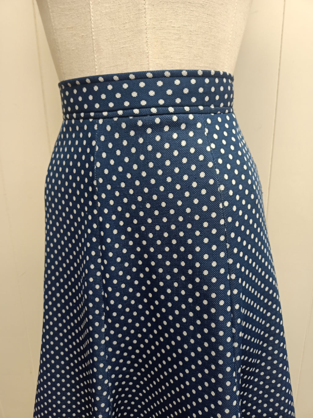 Vintage Lady Californian Polka Dot Skirt