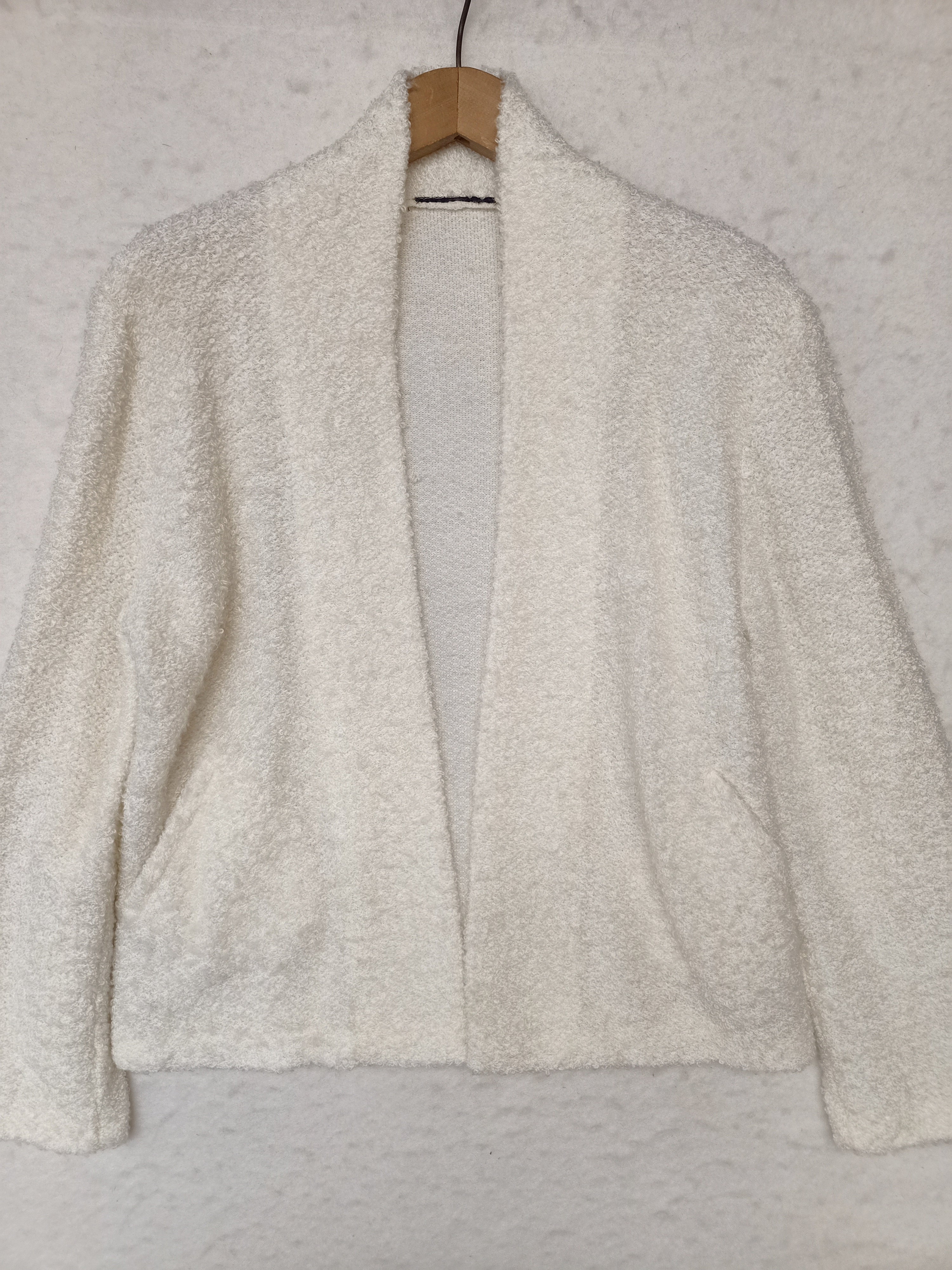 Vintage Cream Boucle Cardigan