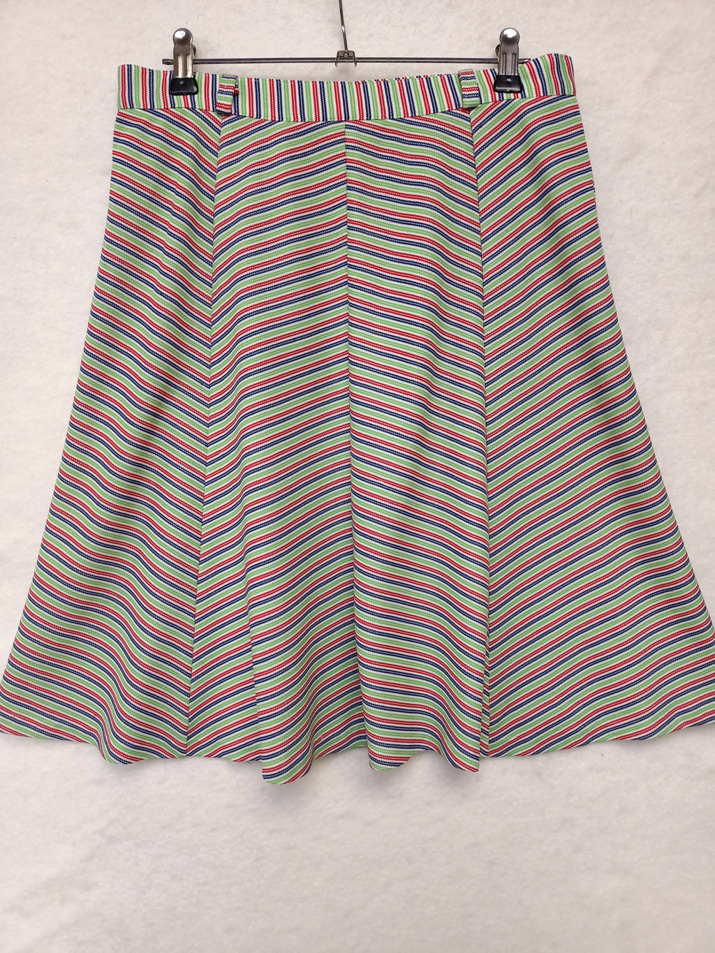 Vintage Striped Panel Skirt