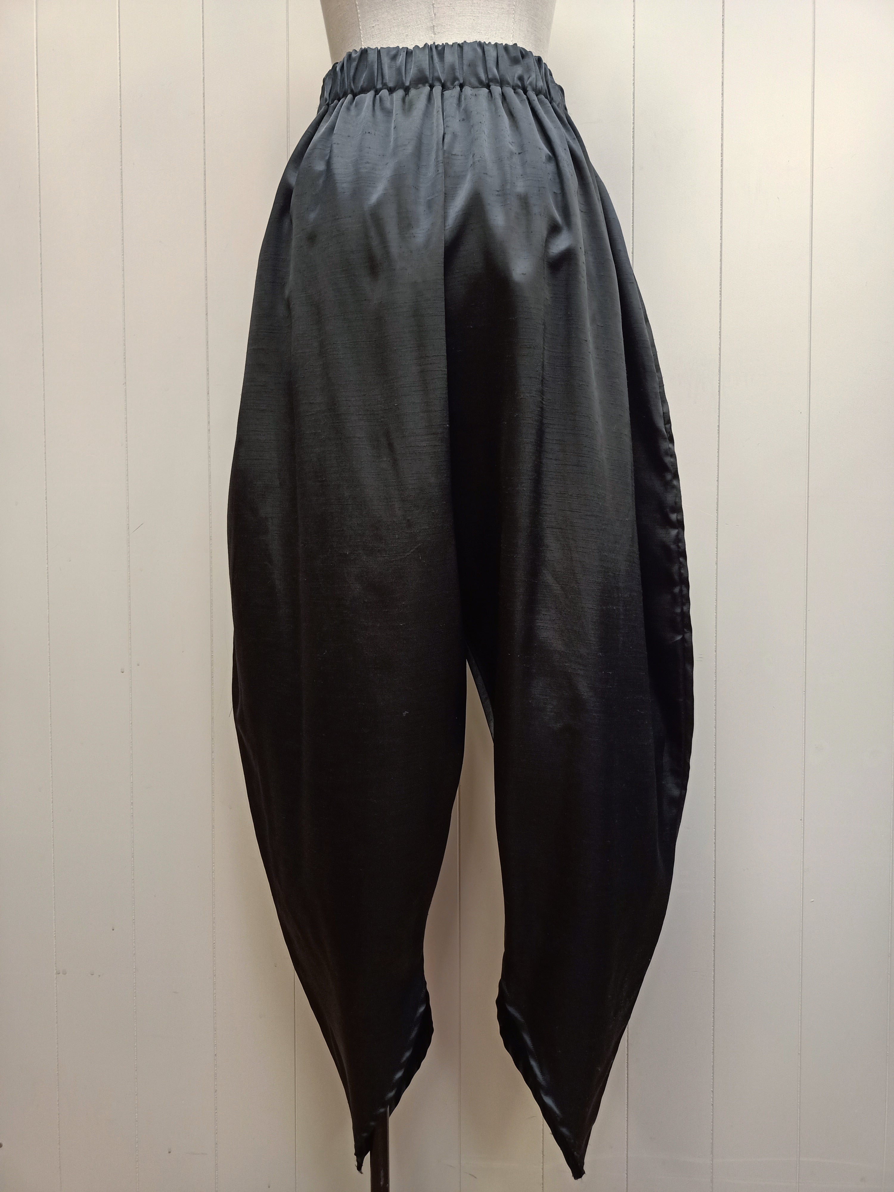 Vintage Slub Satin Hammer Pants