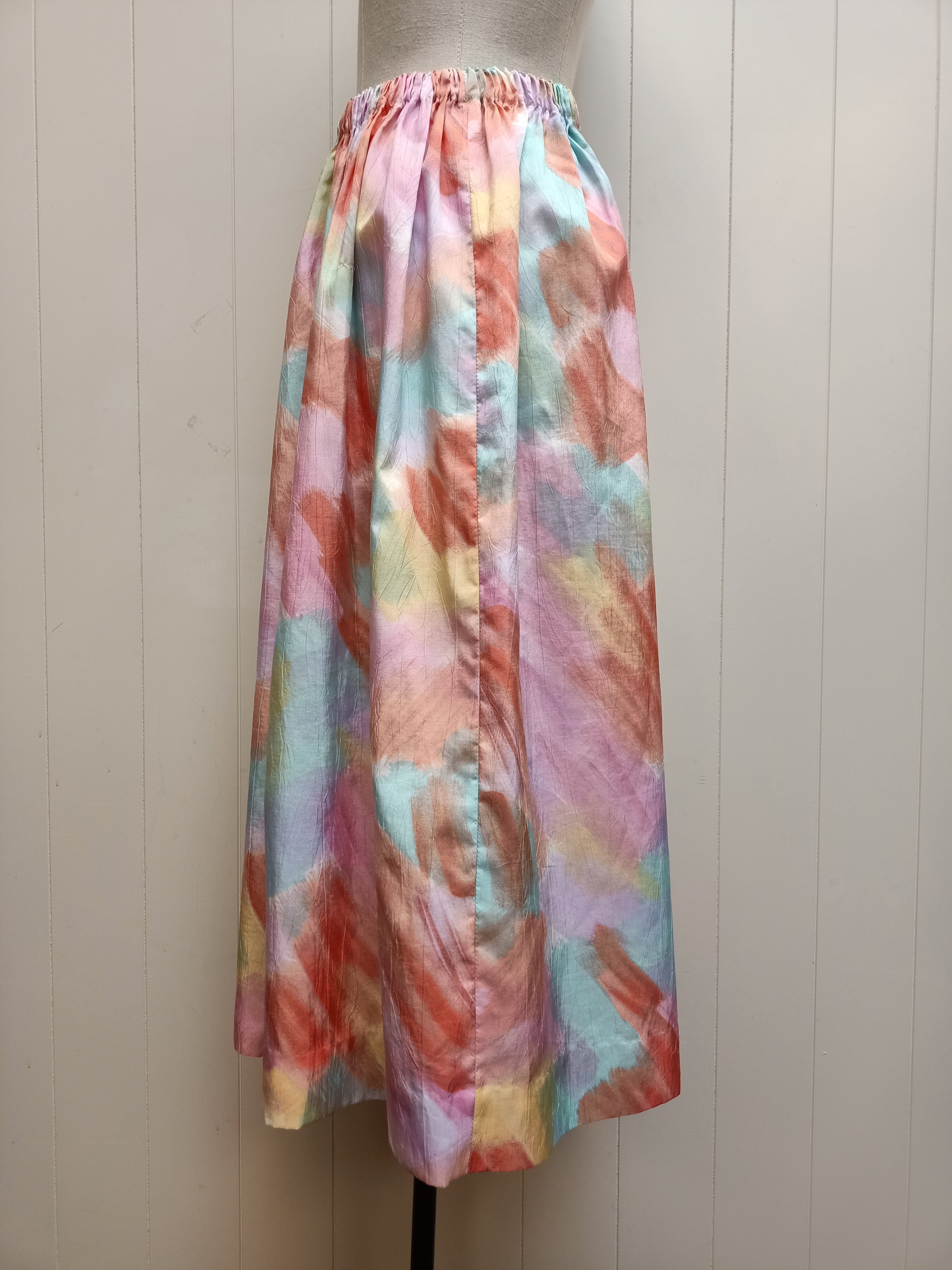 Vintage Paint Stroke Skirt