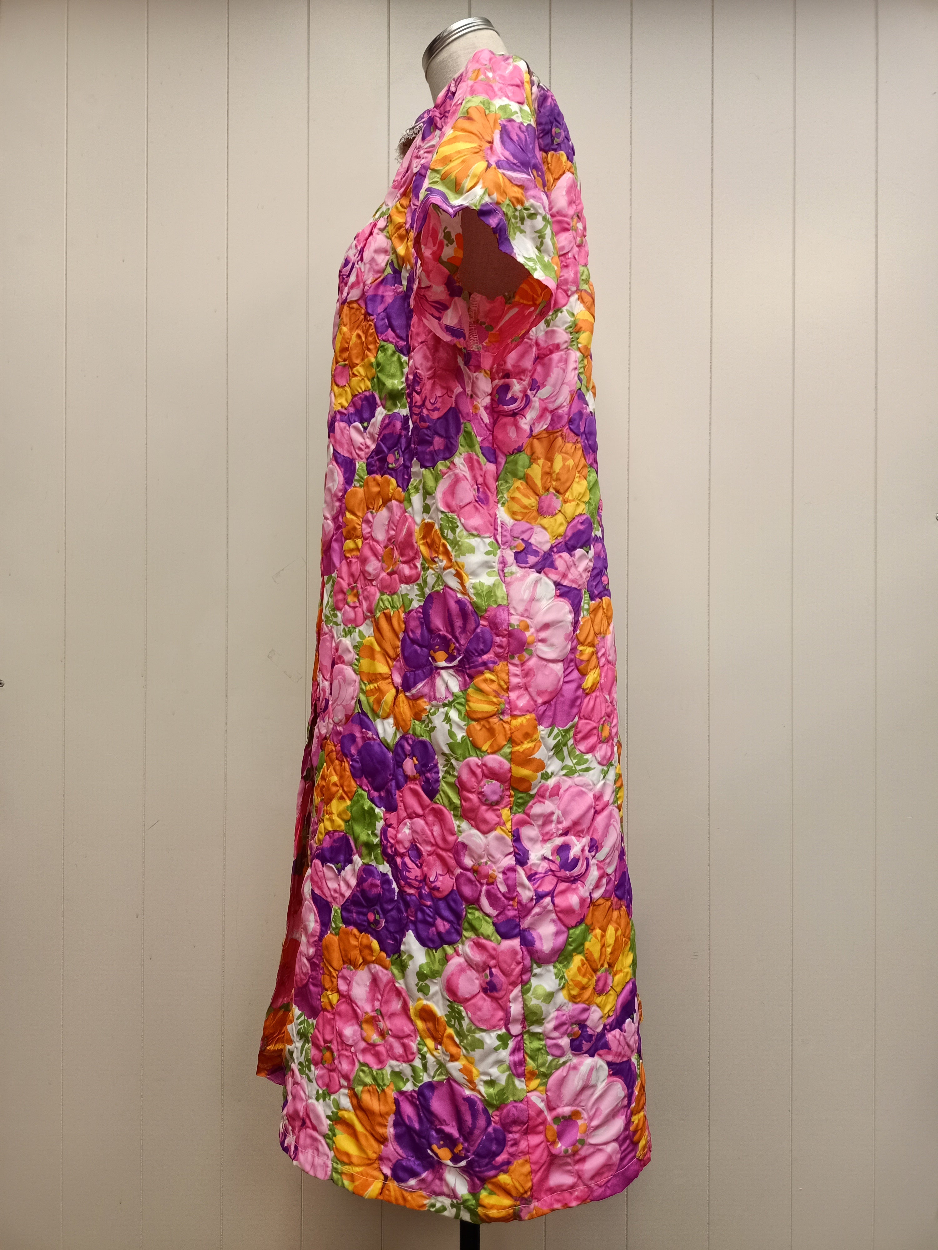 Vintage Puffed Short Sleeve Overcoat