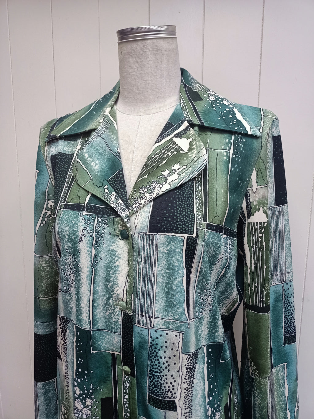Vintage Lady Lichfield Abstract Rectangle Shirt
