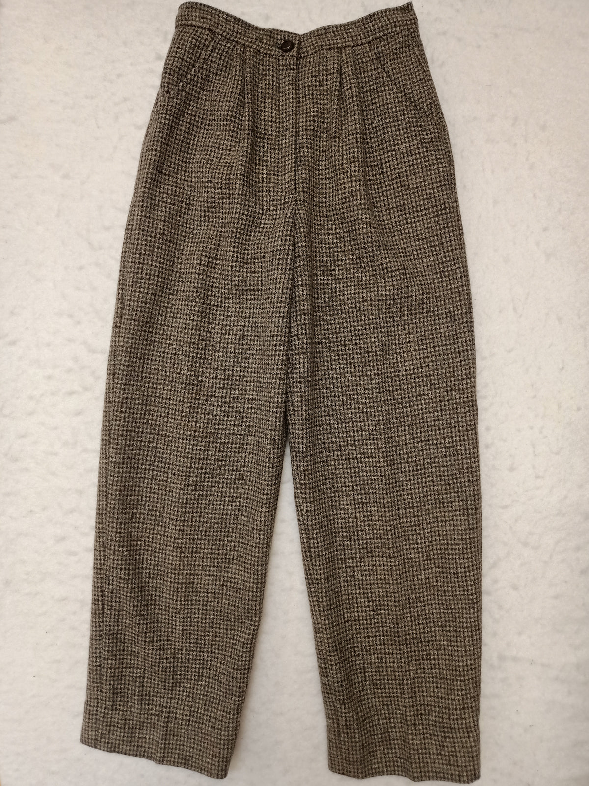 Vintage Brown Tweed Pants