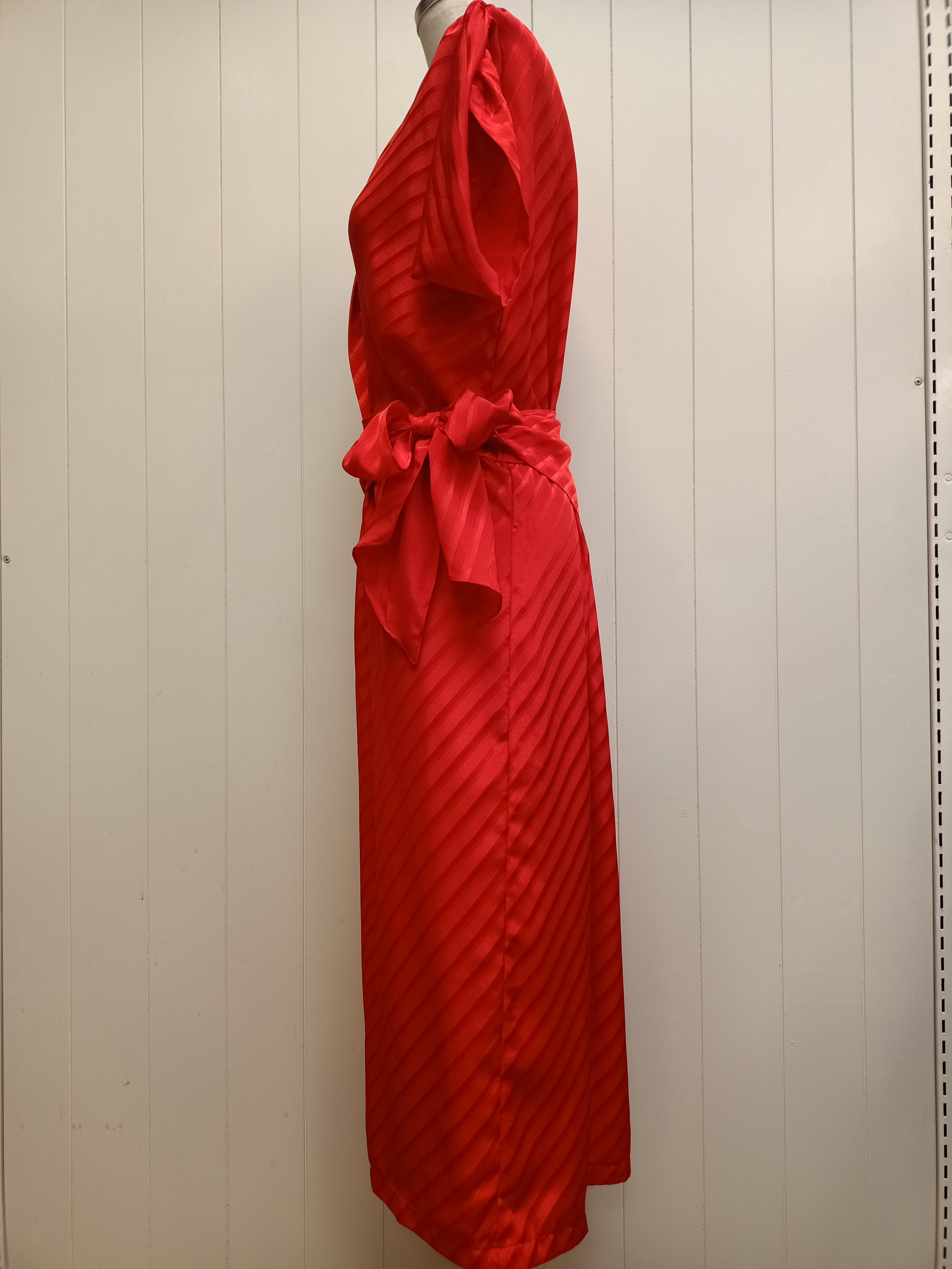 Vintage Lichfield Copperfield Satin Stripe Dress
