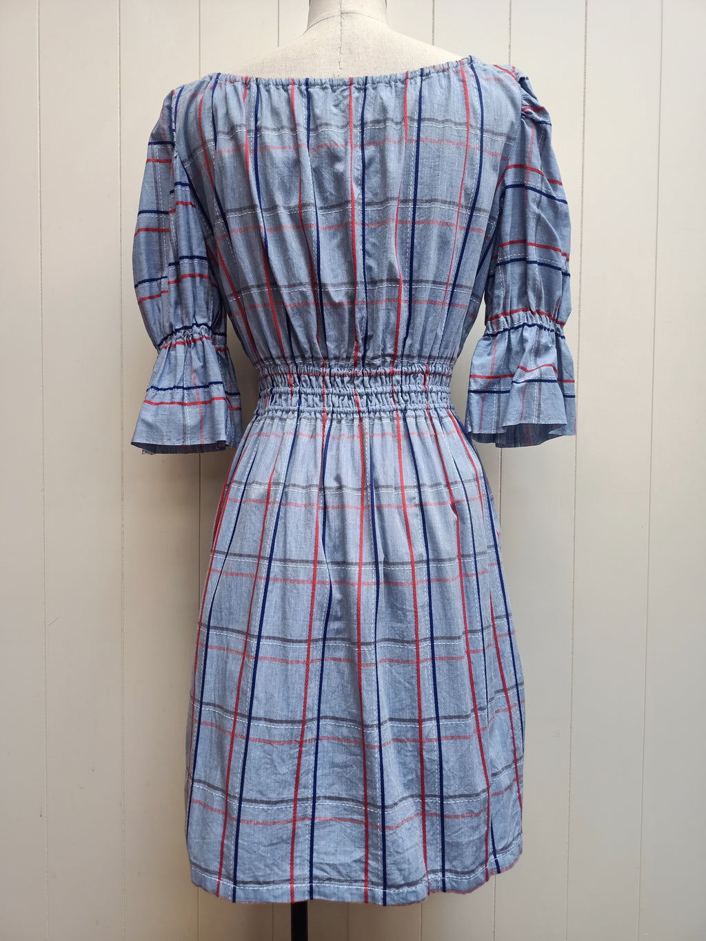 Vintage Plaid Mini Dress