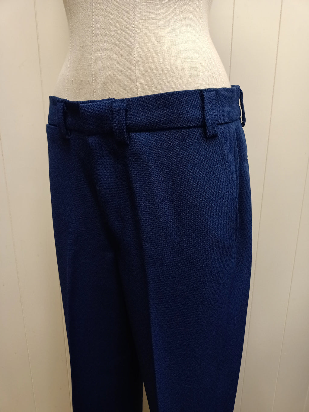 Vintage Mens Broadway Dark Blue Pants