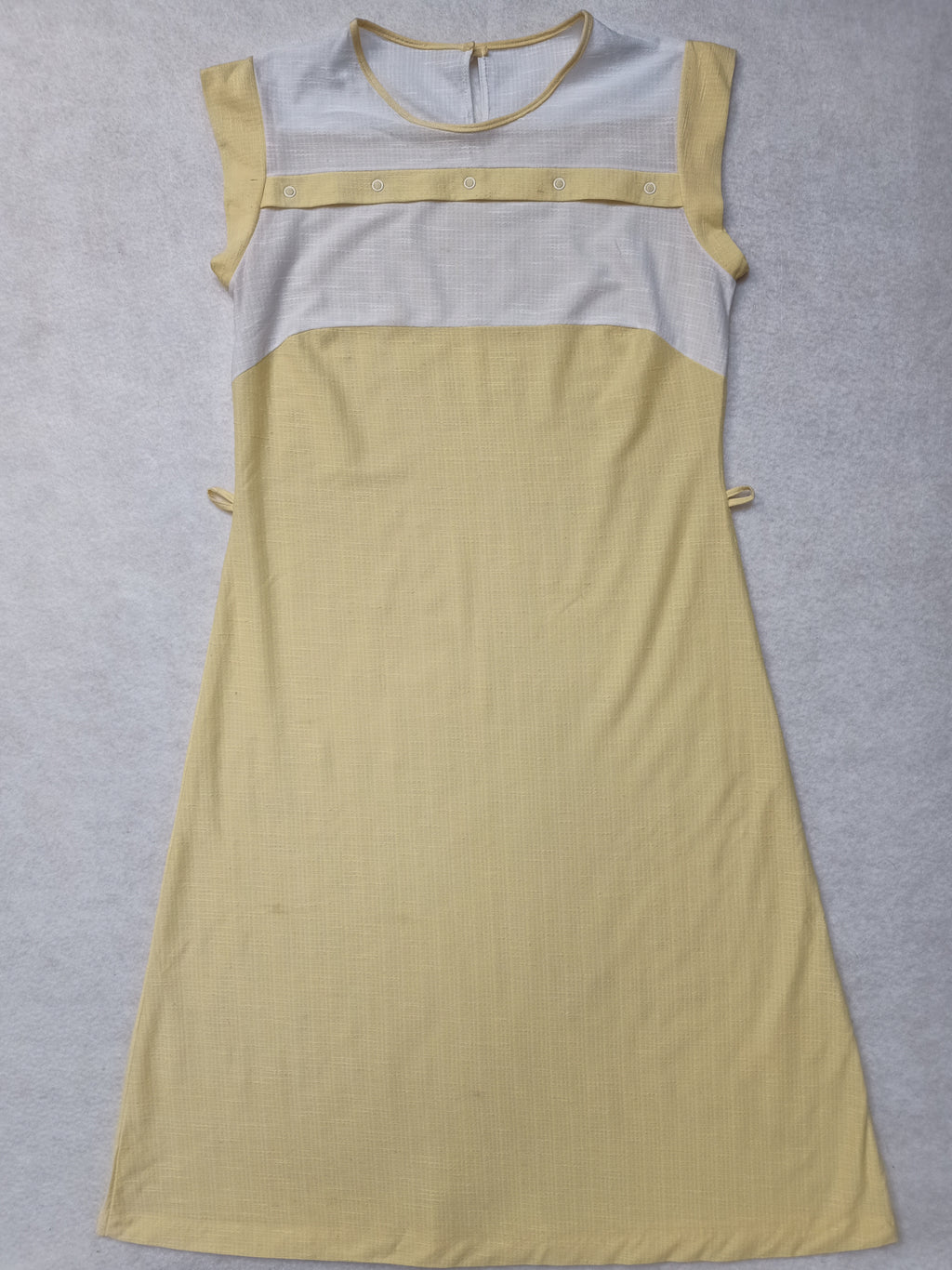 Vintage Yellow Sheer Dress
