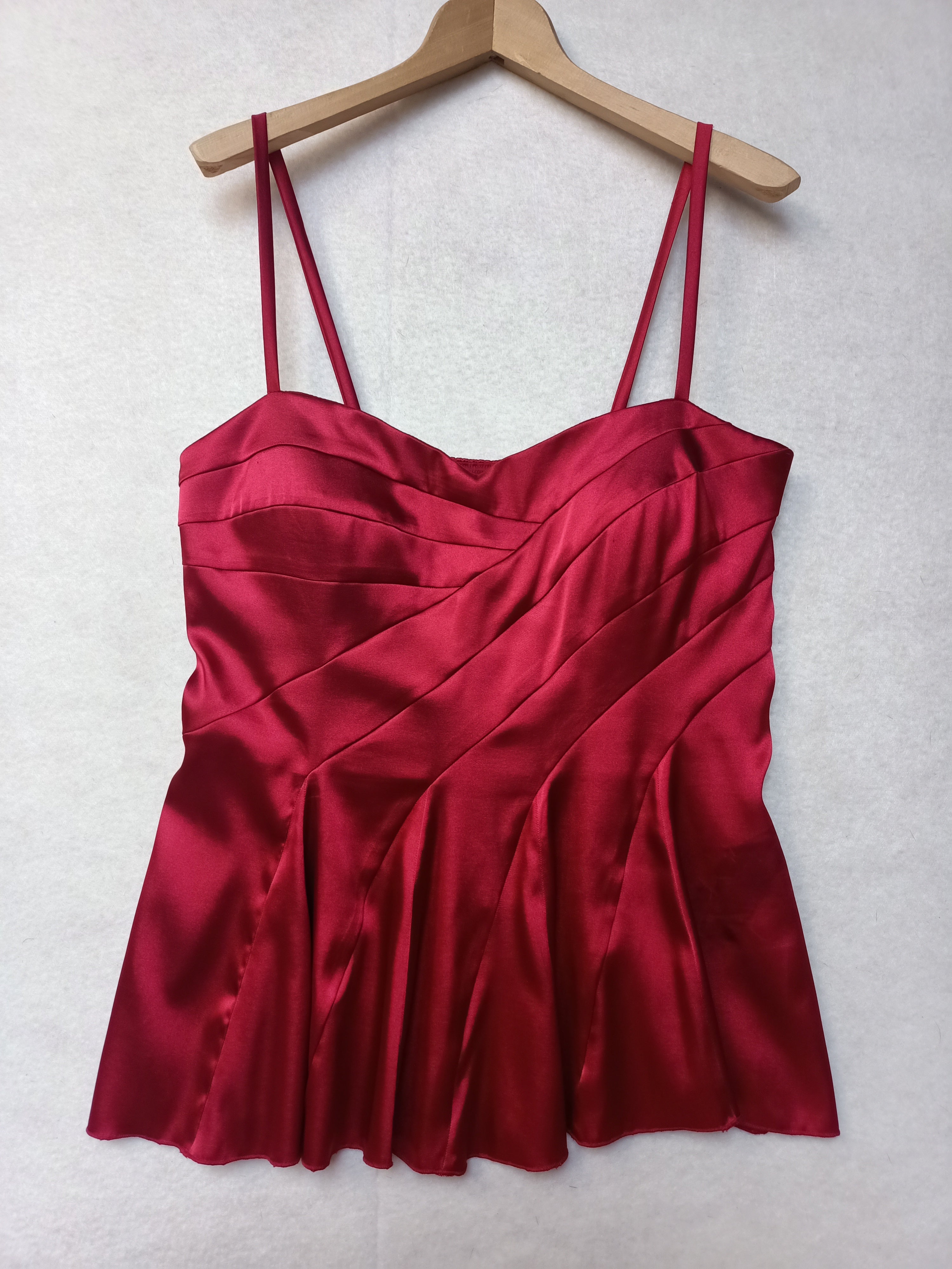 Mr K Red Satin Shirt