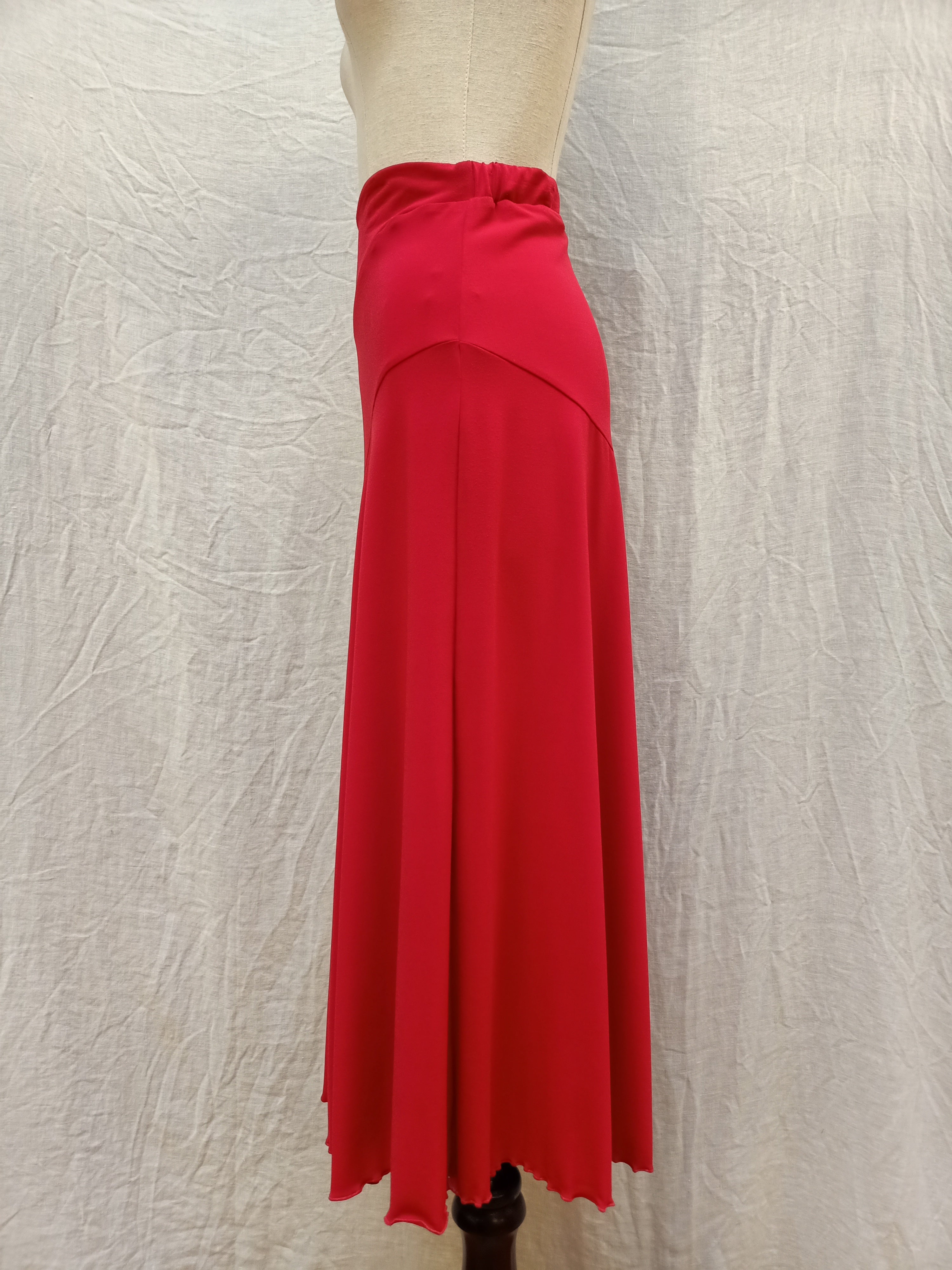 Studibaker Red Assymetric Skirt