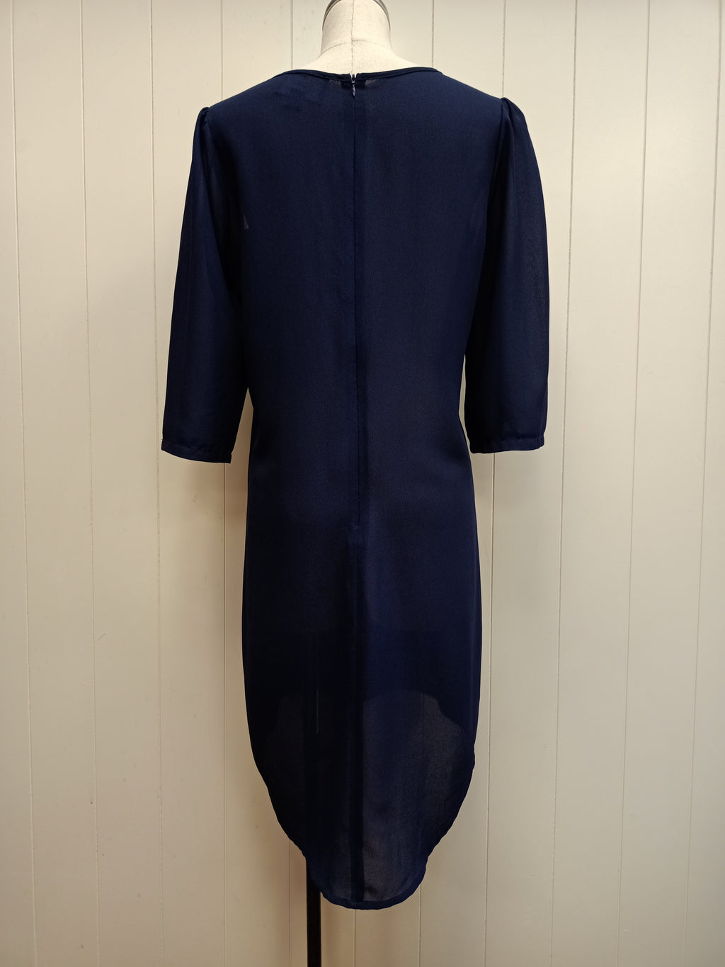 Augustine Navy Chiffon Dress