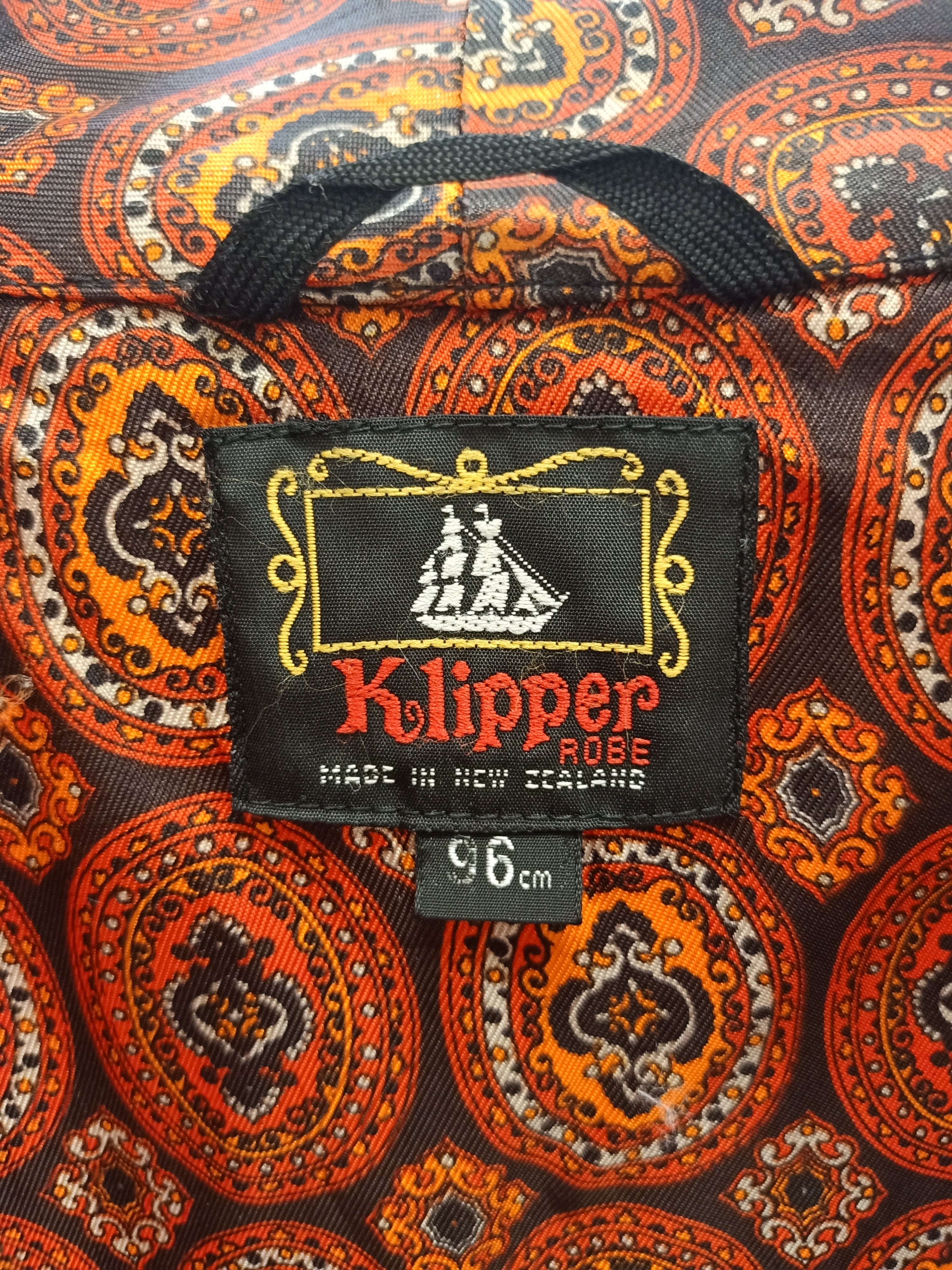 Vintage Klipper Medallion Robe