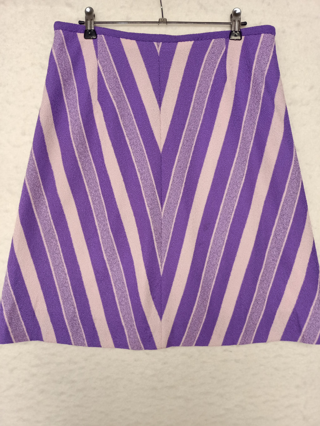 Vintage Purple Chevron Skirt