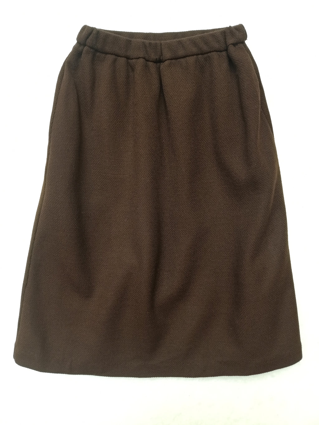 Vintage St Michael Brown Knit Skirt