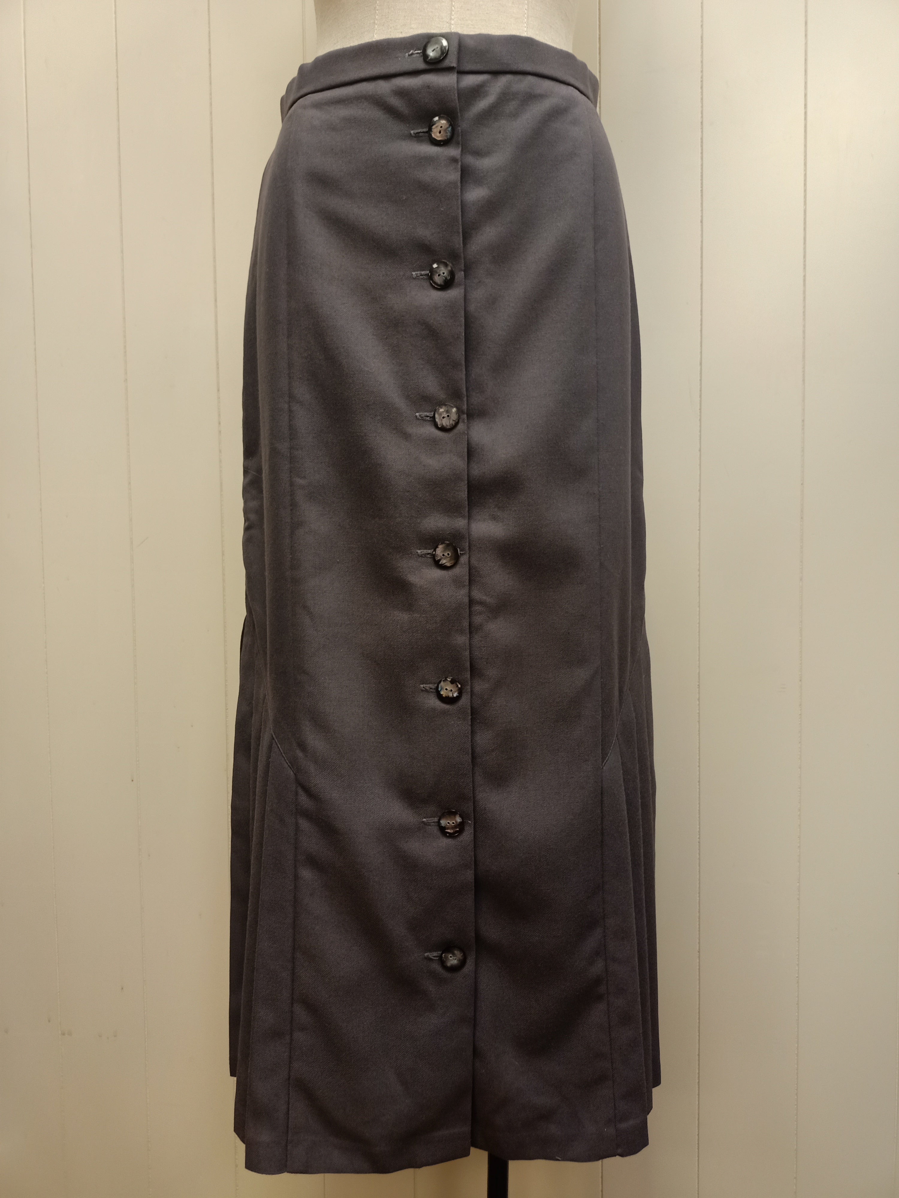 Vintage Temprano Grey Pencil Skirt